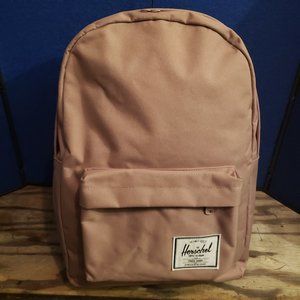 HERSCHEL Backpack pink candy stripe interior laptop sleeve tough rugged exterior